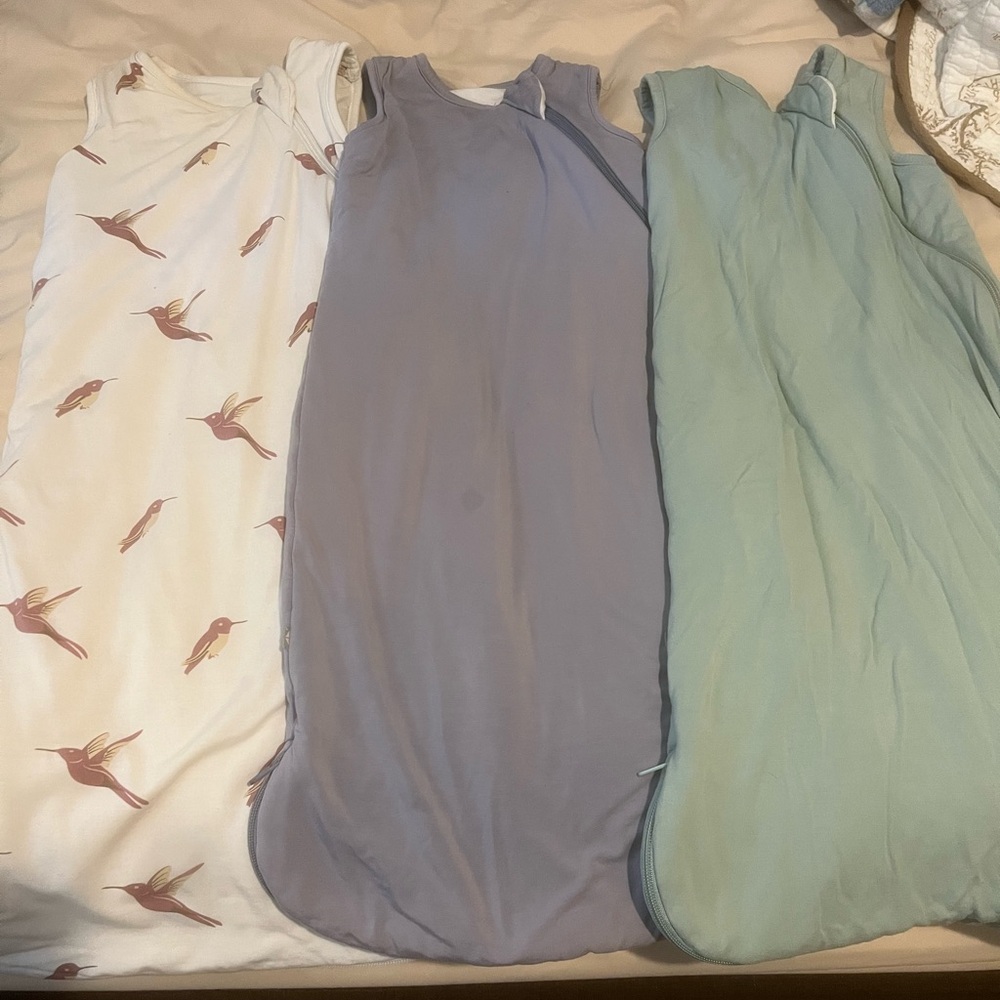 3 Kyte baby sleep sacks S 1.0 tog